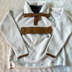 Carhartt Cream and Tan Sherpa Jacket
